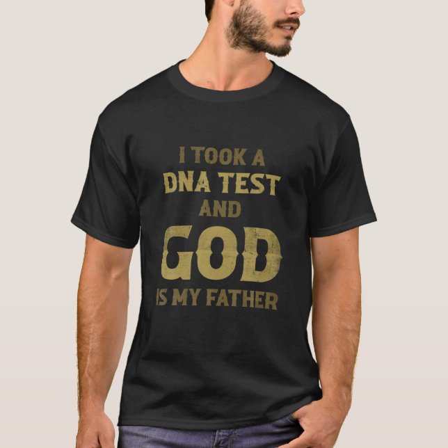 Min Far tro på min fantastiska kristna pastor Gud T Shirt (Framsida)