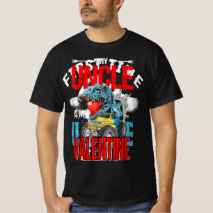 Min farbror är min Valentine Dinosaur T-Shirt