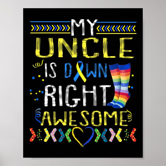 Min farbror är nere Höger Fantastisk nere Syndrome Poster (Framsidan)
