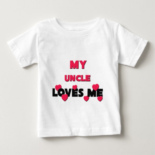 Min farbror Kärlek Me T-shirt (Framsida)