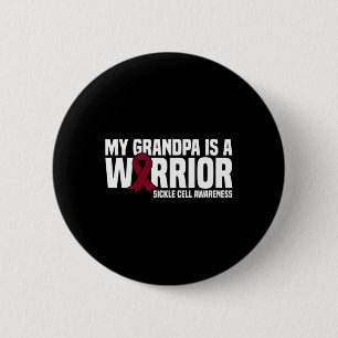 Min farfar är en Warrior Sickle Cell Awareness Knapp