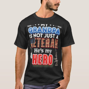 Min farfar är inte bara en veteran han är min Hero T Shirt