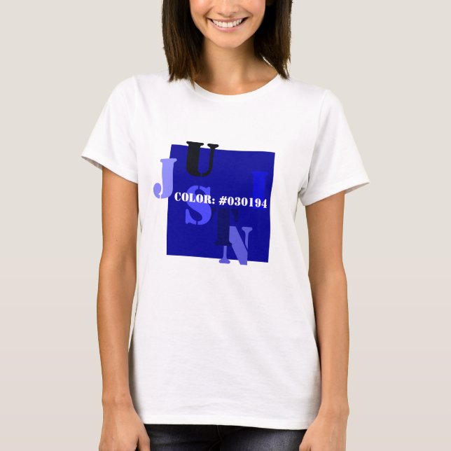 Min färg T-Shirt (Framsida)