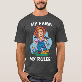 Min Farm My Regler Parody Farmer T Shirt