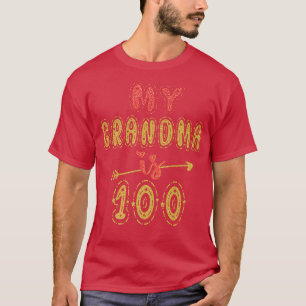 Min farmor är 100 år gammal Granny 100-årsdag T Shirt