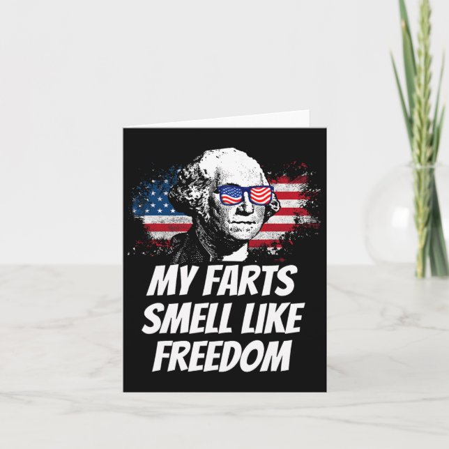 Min Farts Smell like Freedom Funny 7:e George Kort (Framsida)