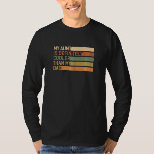 Min faster är definitivt coolare än min pappa niec t shirt