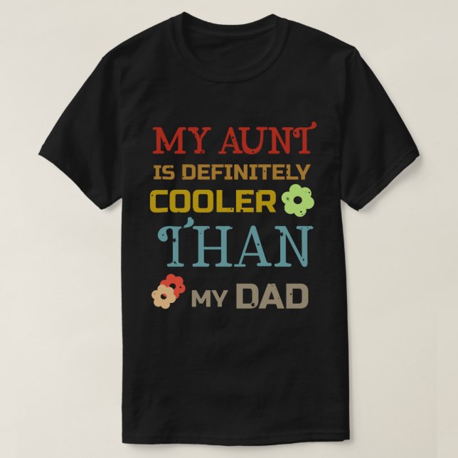 Min faster är definitivt coolare än min pappa T-sh T Shirt (Design framsida)