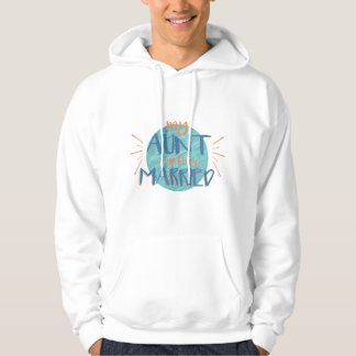 Min faster gifter sig - Roligt bröllopsgåva Hoodie