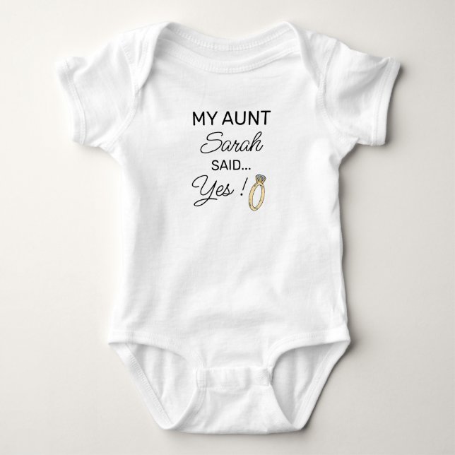 Min faster sa ja | Anpassat förlovningsmeddelande T Shirt (Framsida)