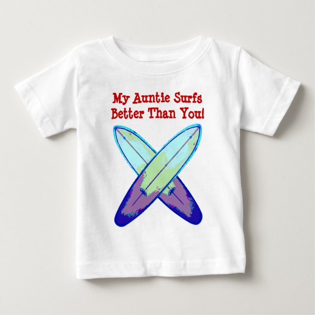 Min faster surfar bättre än du! tee shirt (Framsida)
