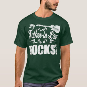 Min Fatherin Law Sten Guitar Rock n Roll Funny Gif T Shirt