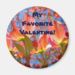 Min Favorit Alla Hjärtans Dag! magnet present Rosa