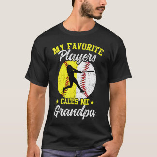 Min favorit baseboll softboll spelare kallar mig f t shirt