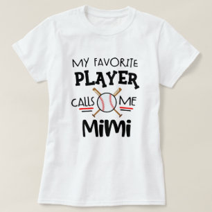 Min favorit- basebollspelareappeller mig Mimi T Shirt