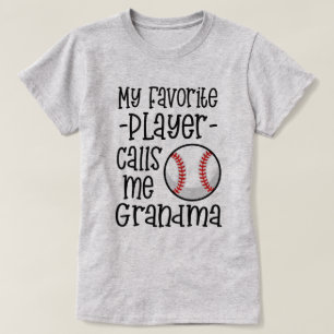 Min favorit- basebollspelareappeller mig t shirt
