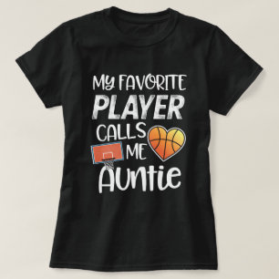 Min favorit- basketspelareappeller mig Auntie T Shirt