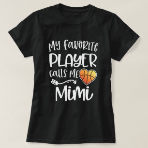 Min favorit- basketspelareappeller mig gåva Mimi T Shirt