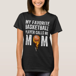 Min favorit- basketspelareappeller mig mamma t shirt