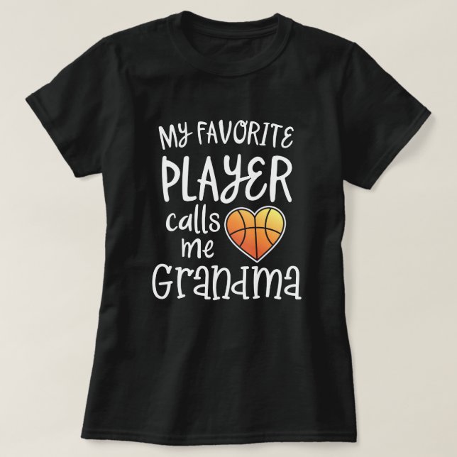 Min favorit- basketspelareappeller mig t shirt (Design framsida)