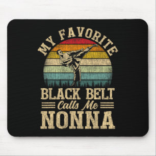 Min favorit Black Bälte kallar mig Nonna Mors dag Musmatta