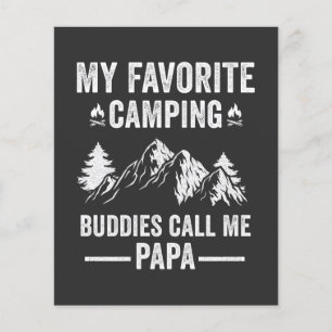 Min Favorit Camping - Kompisar Kallar Mig Pappa Flygblad