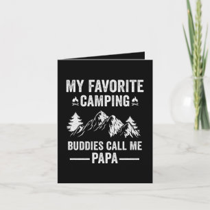 Min Favorit Camping - Kompisar Kallar Mig Pappa Helgkort