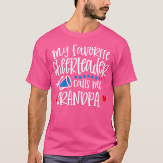 Min Favorit Cheerleader Kallar Mig Farfar Rolig Ch T Shirt