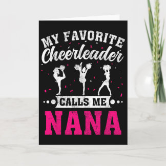 Min favorit Cheerleader kallar mig Nana på mors da Kort