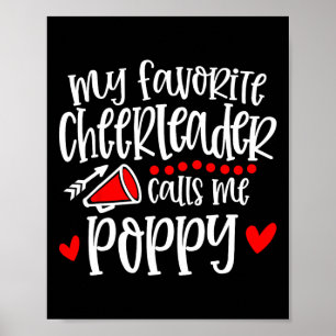 Min Favorit Cheerleader Kallar Mig Poppy Rolig Che Poster