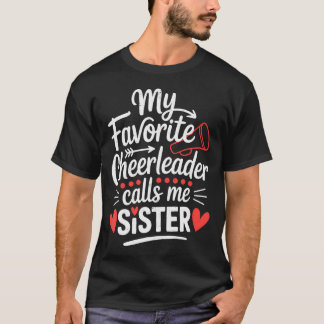 Min Favorit Cheerleader Kallar Mig Systercheerlead T Shirt