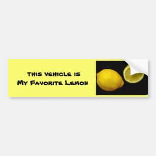 Min favorit- citronbildekal bildekal