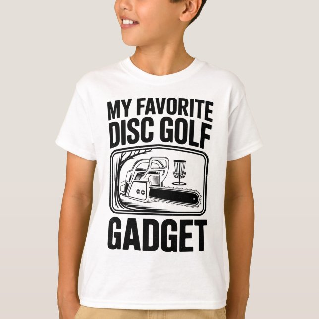 Min Favorit Diskgolf Gadget Kedjebandsjäm Disk Gol T Shirt (Framsida)