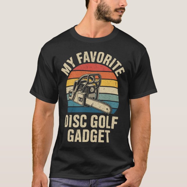 Min Favorit Diskgolf Gadget Rolig Diskgolf _4  T Shirt (Framsida)
