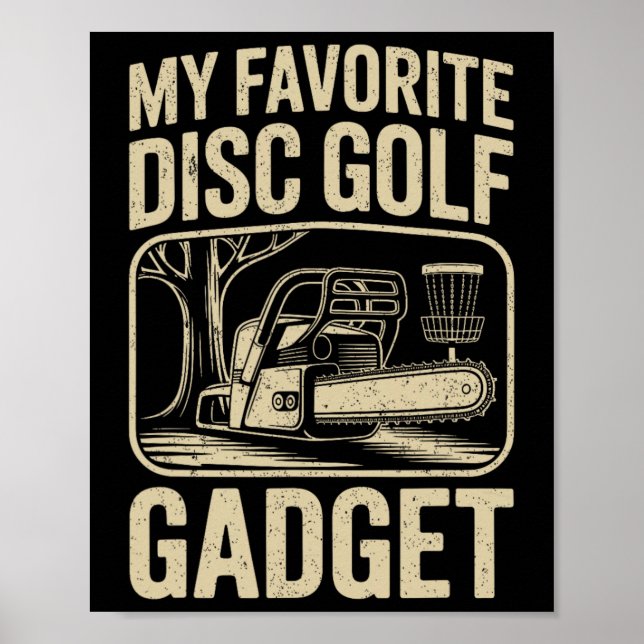 Min Favorit Diskgolf Gadget Rolig Diskgolf _5  Poster (Framsidan)