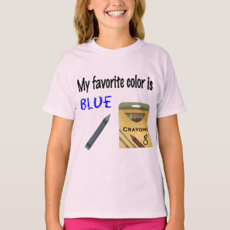 Min Favorit Färg är Blue T-shirt