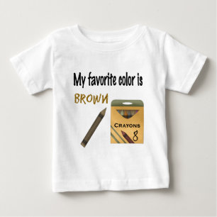 Min favorit- färg är brun tee
