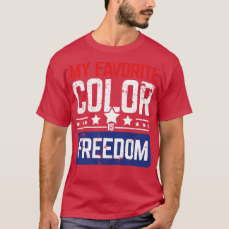 Min favorit Färg är frihetsgåva från Frihet och fr T Shirt