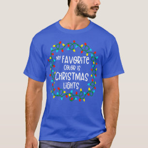 Min favorit Färg är jul Ljus 5 T Shirt