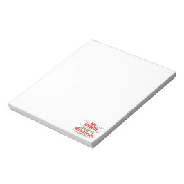 Min favorit Färg är julen Ljus Anteckningsblock