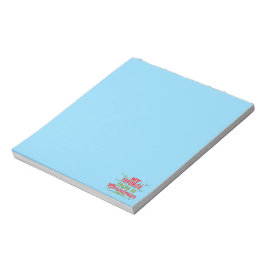 Min favorit Färg är julen Ljus Anteckningsblock