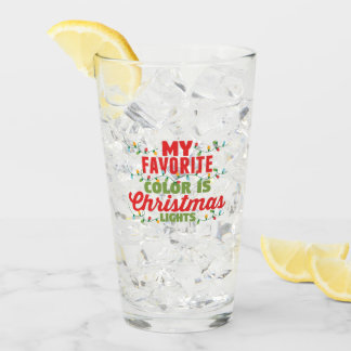 Min favorit Färg är julen Ljus Glaskopp