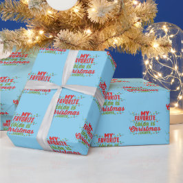 Min favorit Färg är julen Ljus Presentpapper