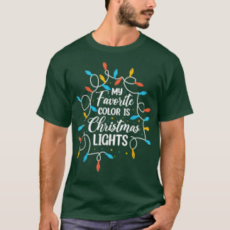 Min favorit Färg är julklappen Ljus. T Shirt