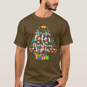Min favorit Färg är Ljus-nuny Julafton T Shirt