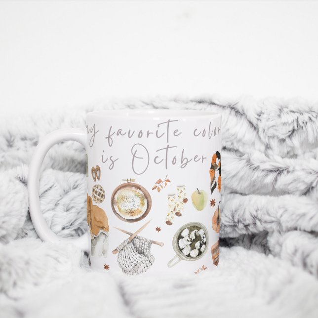 Min favorit färg är oktober, Fall Mugg (Skapare uppladdad)