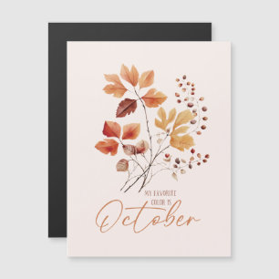 Min favorit Färg är oktober - Höst löv och Gräs