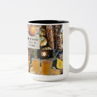 Min favorit Färg är oktober Mugg