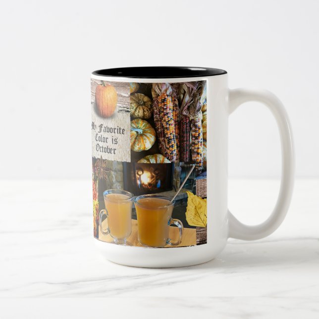 Min favorit Färg är oktober Mugg (Höger)