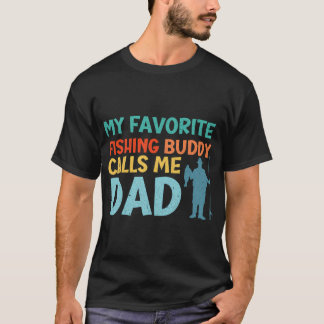Min Favorit Fiskekompis Kallar Mig Pappa T Shirt